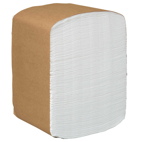 Scott Disposable White 1/8 Fold 1-Ply Dinner Paper Napkin - 250 per pack -- 24 packs per case