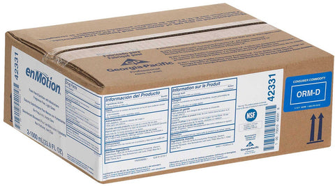 GP Pro Enmotion Fragrance Free E3-Rated Foam Sanitizer Dispenser Refill, 1000 Milliliter -- 2 per case
