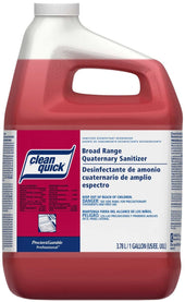 Clean Quick Broad Range Sanitizer Cleaner with Test Strips, 1 Gallon Jug -- 3 per case.