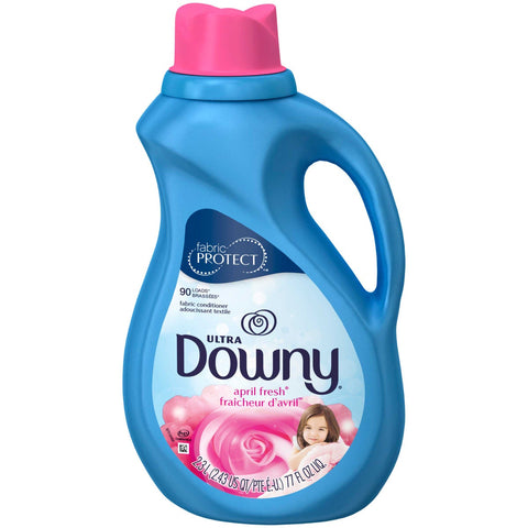 Ultra Downy April Fresh Liquid Fabric Conditioner, 77 Fluid Ounce -- 6 per case.
