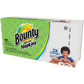 Procter and Gamble Bounty Quilted Paper Napkins -- 20 per case.