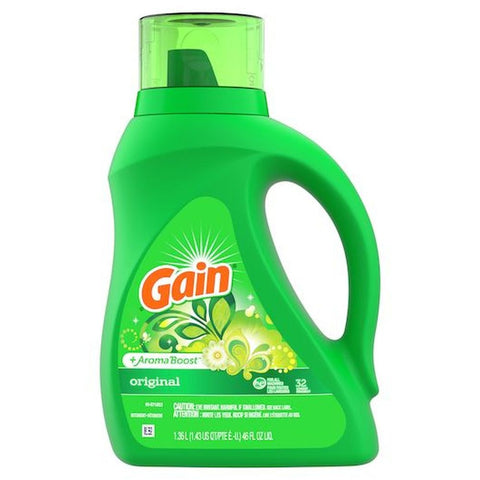 Gain High Suds Outdoor Fresh Liquid Detergent, 1.36 Liter -- 6 per case