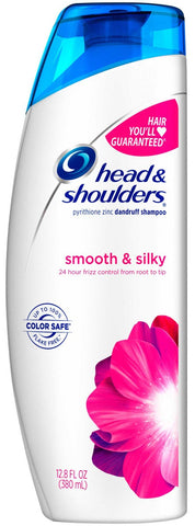 Head and Shoulders Smooth and Silk Dandruff Shampoo, 12.8 Fluid Ounce -- 6 per case.
