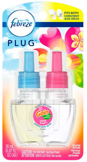 Febreze Gain Island Fresh Plug in Air Freshener Refill, 0.87 Fluid Ounce -- 6 per case.