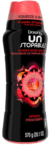 Downy Unstopables In-Wash Spring Scent Booster Granules, 20.1 Ounce -- 4 per case.