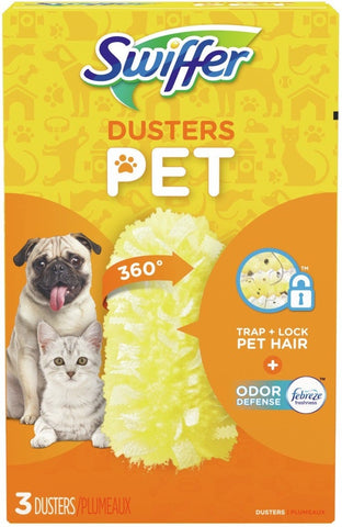 Swiffer 360 Degree Pet Odor Duster, 3 count per pack -- 6 per case.