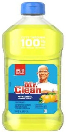 Mr. Clean Summer Citrus Antibacterial Multi Surface Cleaner, 1.4 Quart -- 6 per case