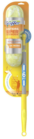 Swiffer Dusters Heavy Duty Super Extendable Handle Dusting Kit -- 16 per case