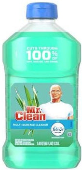 Mr. Clean Febreze Meadows and Rain Liquid Multi Surface Cleaner, 45 Fluid Ounce -- 6 per case