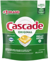 Cascade Powder Lemon Scent Actionpacs Dishwashing Liquid, 13.5 Ounce -- 5 per case