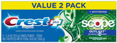 Crest Complete Plus Scope Outlast Toothpaste, 5.4 Ounce -- 12 per case