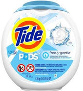 Tide Free and Gentle Liquid Pods, 71 Ounce Containers -- 4 per case