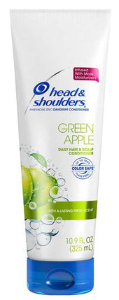 Head and Shoulders Green Apple Anti-Dandruff Conditioner, 10.9 Fluid Ounce -- 12 per case.