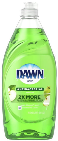 Dawn Ultra Anti Bacterial Apple Blossom Scent Dishwashing Liquid, 19.4 Fluid Ounce -- 10 per case.