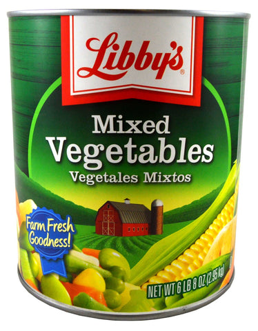 Libby Low Sodium Mixed Vegetables, 104 Ounce -- 6 per case