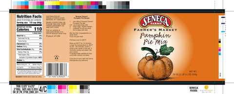 Seneca Farms Pumpkin Pie Mix, 30 Ounce -- 12 per case