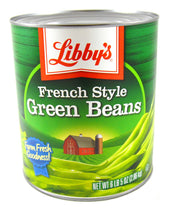 Libby French Style Green Beans - no. 10 can, 6 cans per case