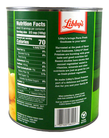 Libby's Diced Potatoes, 102 ounce -- 6 per case