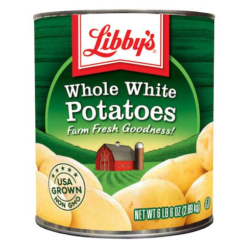 Libbys Whole White Potatoes - no. 10 can, 6 cans per case