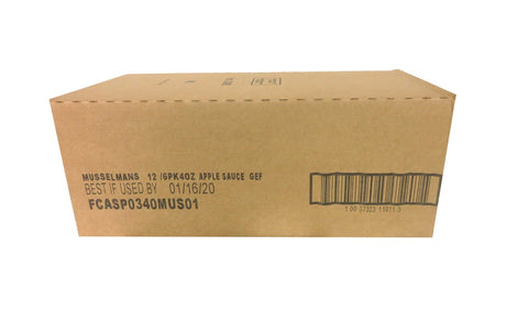Knouse Foods Musselmans Sweetened Apple Sauce, 4 Ounce -- 12 per case.