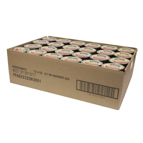 Healthy Picks Raspberry Acai Apple Sauce, 4 Ounce -- 72 per case.