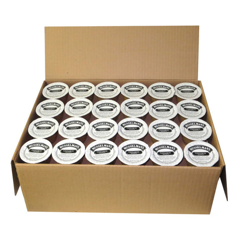 Knouse Foods Musselmans Sweetened Cinnamon Apple Sauce, 4 Ounce -- 72 per case.