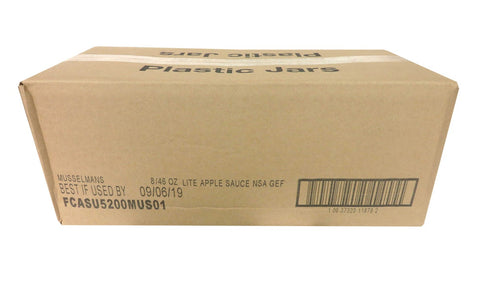 Knouse Foods Musselmans No Sugar Added Apple Sauce, 46 Ounce -- 8 per case.