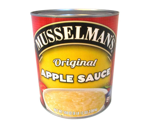 Knouse Foods Musselmans Sweetened Apple Sauce, 108 Ounce -- 6 per case.