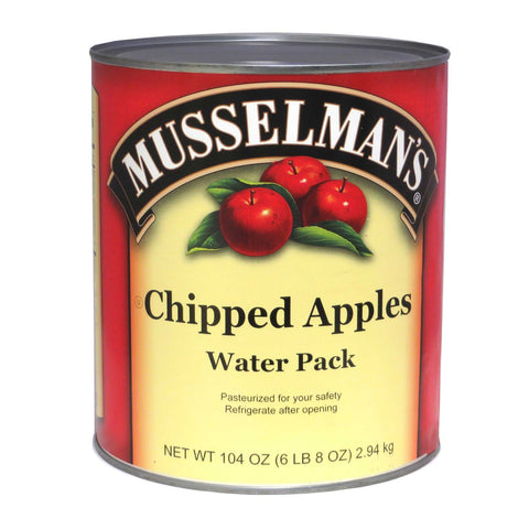 Knouse Foods Musselmans Deluxe Chipped Apple, 104 Ounce -- 6 per case.