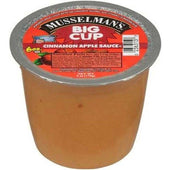 Musselmans Naturally Fat Free Cinnamon Apple Sauce Big Cup, 6 Ounce -- 24 per case