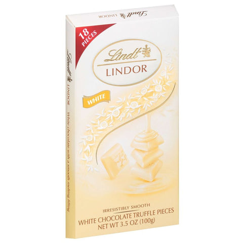 Lindor Singles White Chocolate Truffle Bar, 3.5 Ounce -- 144 per case