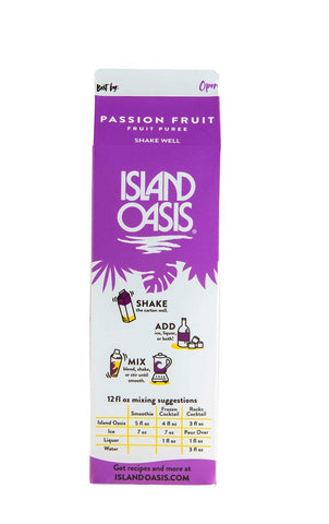 Island Oasis Passion Fruit Beverage Mix, 32 Fluid Ounce -- 12 per case.