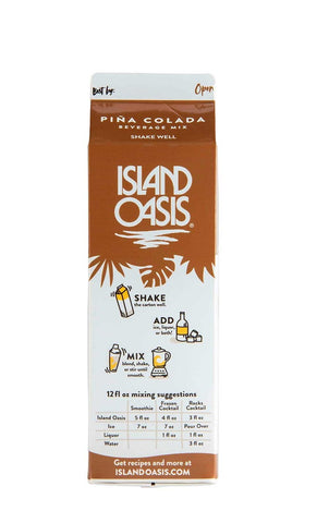 Island Oasis Pina Colada Beverage Mix, 32 Fluid Ounce -- 12 per case.