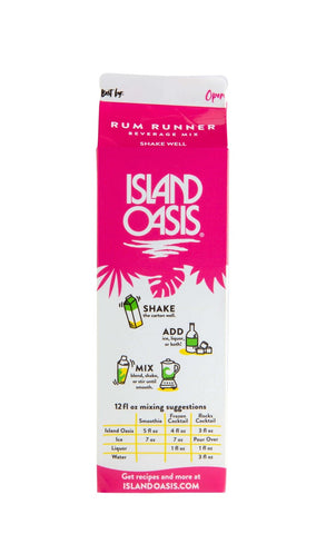Island Oasis Rum Runner Beverage Mix, 32 Fluid Ounce -- 12 per case.