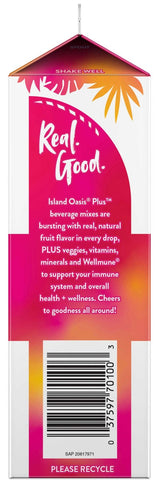 Island Oasis Strawberry and Banana Beverage Mix, 32 Fluid Ounce -- 12 per case