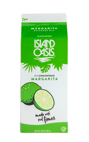 Island Oasis 3 Plus 1 Concentrate Margarita Mix, 64 Fluid Ounce -- 6 per case.