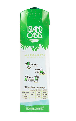 Island Oasis Margarita Drink Mix - Aseptic, 1 Liter -- 12 per case.