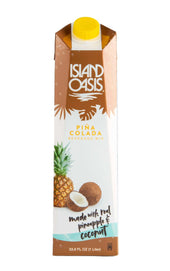 Island Oasis Pina Colada Drink and Smoothie Mix - Aseptic, 1 Liter -- 12 per case.