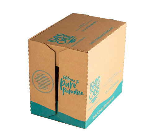 Island Oasis Pina Colada Drink and Smoothie Mix - Aseptic, 1 Liter -- 12 per case.