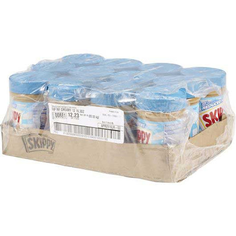 Skippy Reduced Fat Creamy Peanut Butter, 16.3 Ounce -- 12 per case