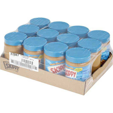 Skippy Creamy Peanut Butter, 28 Ounce -- 12 per case