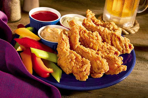 Pierce Chicken Homestyle Breaded Uncooked Chicken Tenderloin Fritter, 5 Pound -- 2 per case
