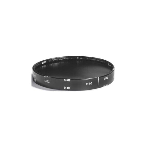 Huhtamaki Black Paper Lid for 64 Ounce Container -- 250 per case