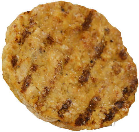 Brakebush Natural Fully Cooked Flame Grilled Dark Meat Chicken Burger, 10 Pound.