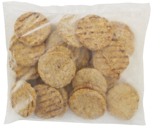 Brakebush Natural Fully Cooked Flame Grilled Dark Meat Chicken Burger, 10 Pound.