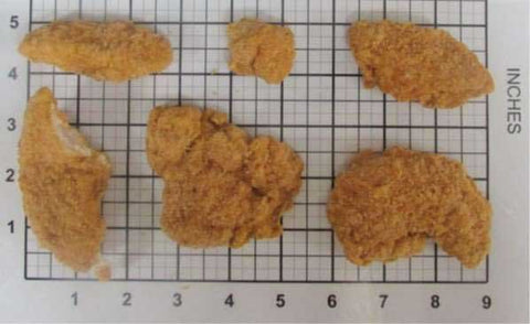 Brakebush Crispy Lishus Uncooked Chicken Tender Fritter, 10 Pound