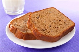 CSM Bakery Banana Nut Sliced Loaf Cake, 16 Ounce -- 12 per case.