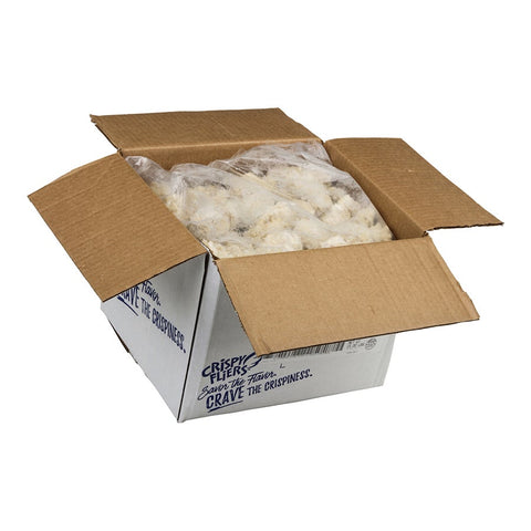 Crispy Fliers Fully Cooked Dusted Mild Chicken Wings, 5 Pound -- 3 per case.