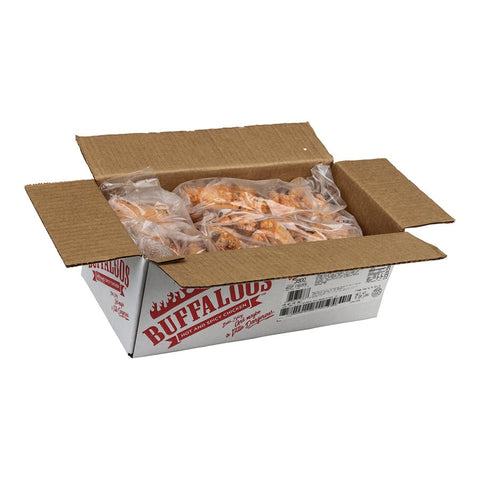 Buffaloos Fully Cooked Spicy Buffalo Sauce Chicken Wings, 4.5 Pound -- 2 per case.