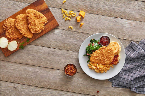 Wayne Farms Par Fried 6 Ounce Buttermilk Breaded Chicken Breast Fillet, 5 Pound -- 2 per case.